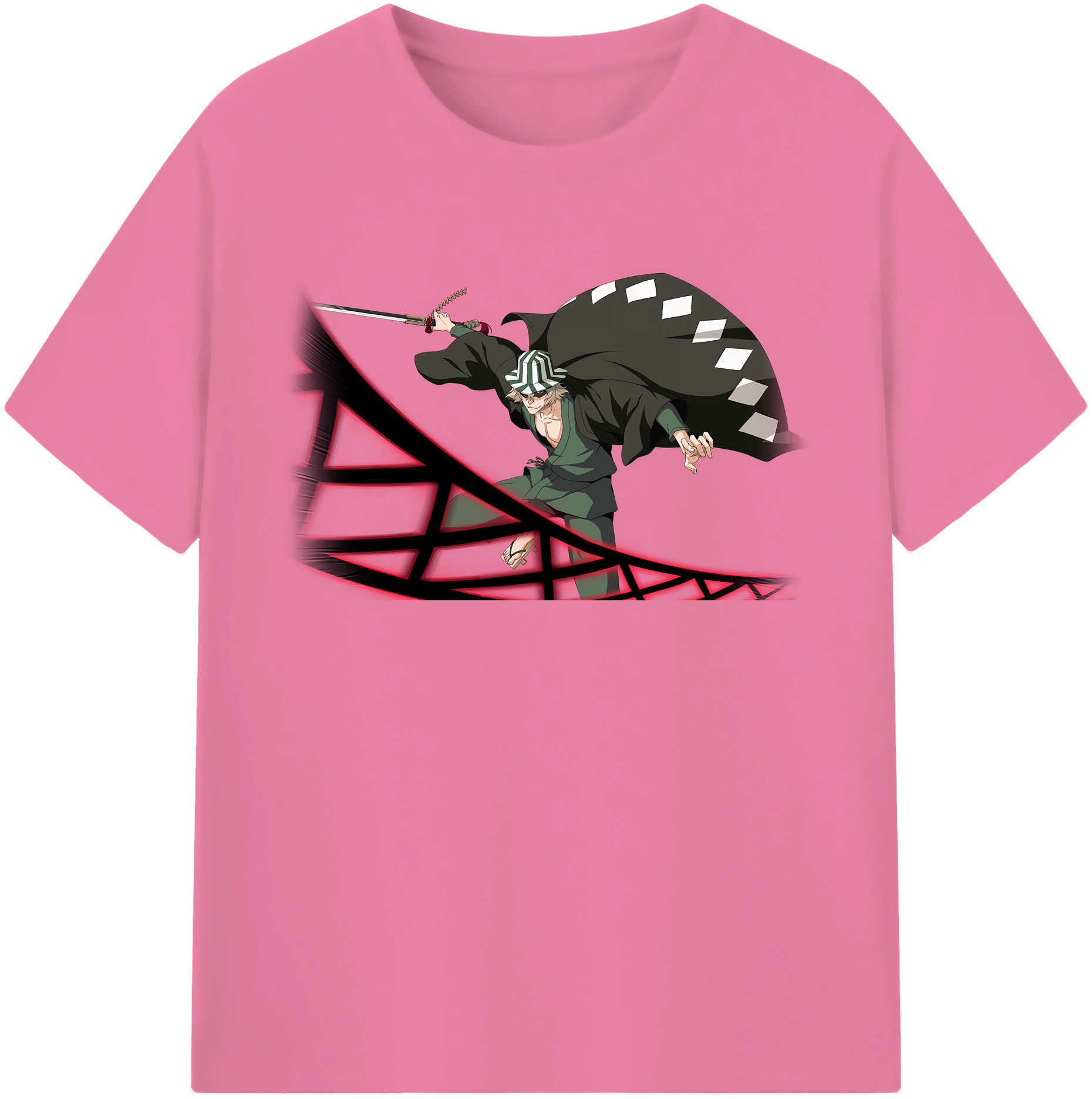 （画像用） "ブリーチ 浦原 喜助（うらはら きすけ） BLEACH Urahara Kisuke " 綿100％半袖Tシャツ（フロントプリント）